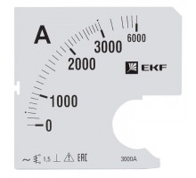 Шкала сменная для A961 3000/5А-1.5 PROxima EKF s-a961-3000