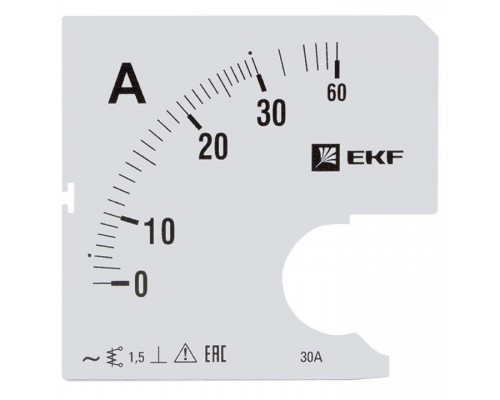 Шкала сменная для A961 30/5А-1.5 PROxima EKF s-a961-30
