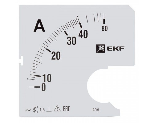 Шкала сменная для A961 40/5А-1.5 PROxima EKF s-a961-40