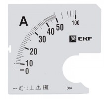 Шкала сменная для A961 50/5А-1.5 PROxima EKF s-a961-50