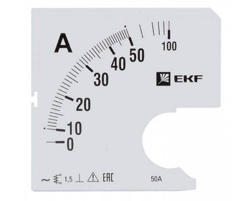 Шкала сменная для A961 50/5А-1.5 PROxima EKF s-a961-50
