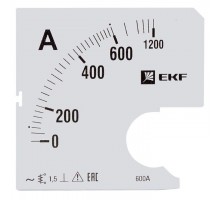 Шкала сменная для A961 600/5А-1.5 PROxima EKF s-a961-600