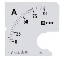 Шкала сменная для A961 75/5А-1.5 PROxima EKF s-a961-75