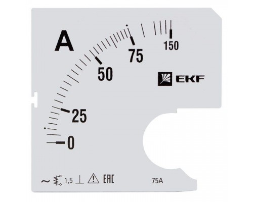 Шкала сменная для A961 75/5А-1.5 PROxima EKF s-a961-75