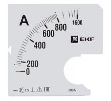 Шкала сменная для A961 800/5А-1.5 PROxima EKF s-a961-800