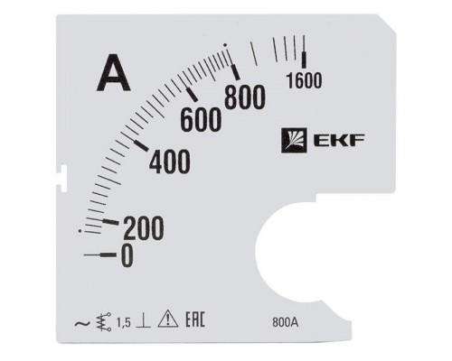 Шкала сменная для A961 800/5А-1.5 PROxima EKF s-a961-800
