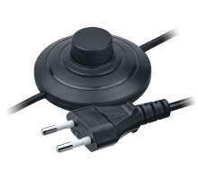 Шнур 61 601 NPS-FS01-170-2х0.5-BL 1.7м с выкл. черн. Navigator 61601