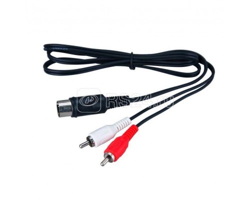 Шнур DIN 5PIN Plug-2 RCA Plug 1.2м Rexant 17-2512-4