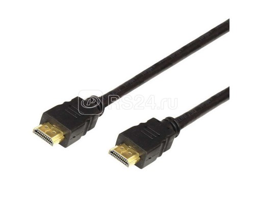 Шнур HDMI - HDMI gold 2м с фильтрами Rexant 17-6204