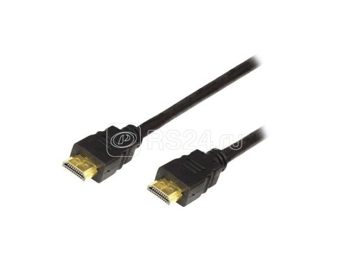 Шнур HDMI-HDMI gold 3м с фильтрами (PE bag) PROCONNECT 17-6205-6
