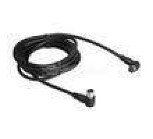 Шнур TV PLUG - TV JACK 1.5М угловой черн. Rexant 18-0012