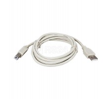 Шнур USB 2.0 (USB А-USB В) 1.8м бел. Rexant 18-1104