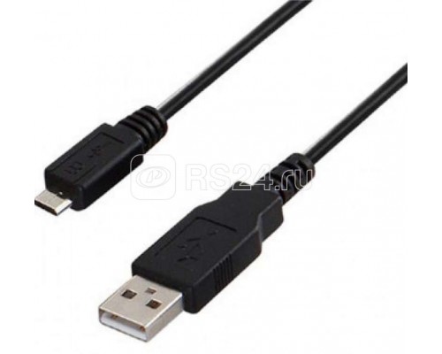 Шнур micro USB (male) - USB-A (male) 3м черн. Rexant 18-1166-2