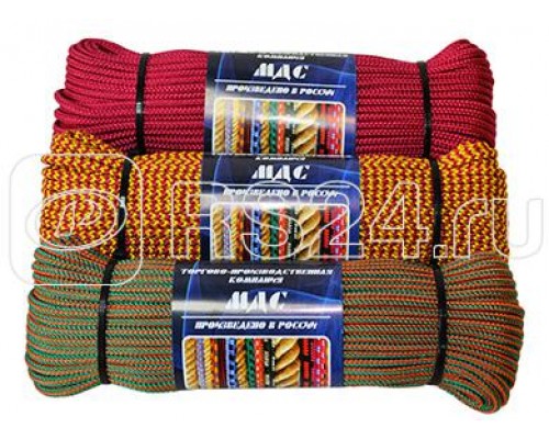 Шнур плетеный полипр. 4мм 16 прядный (уп.20м) Партнер 70696