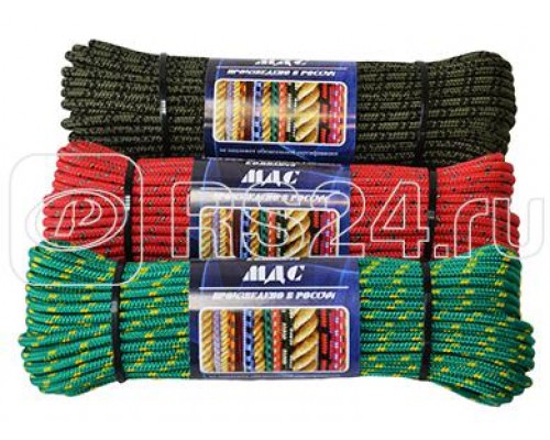 Шнур плетеный полипр. 5мм 16 прядный (уп.20м) Партнер 70697