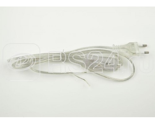 Шнур сетевой UCX-C11/02A-170 CLEAR с вилкой и выкл. 2А 500Вт 1.7м прозр. Uniel UL-00004433