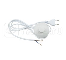 Шнур сетевой UCX-C20/02A-170 WHITE с вилкой и выкл. (напольный) 2А 500Вт 1.7м бел. Uniel UL-00004434