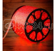 Шнур светодиодный Дюралайт фиксинг круглый 24LED/м Эконом красн. (уп.100м) Neon-Night 121-122-4