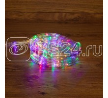 Шнур светодиодный Дюралайт фиксинг круглый 24LED/м мультиколор (RYGB) (уп.6м) Neon-Night 121-329-06
