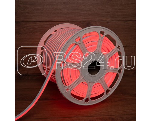 Шнур светодиодный гибкий неон LED SMD 8х16мм 120LED/м двустор. красн. (уп.100м) Neon-Night 131-092