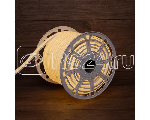 Шнур светодиодный гибкий неон LED SMD форма - D 16х16мм 120LED/м тепл. бел. (уп.50м) Neon-Night 131-086