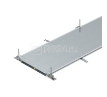 Секция кабель-канала глухая с фиксаторами 2400х400х40мм OKA-W4004030R сталь (дл.2.4м) OBO 7424464