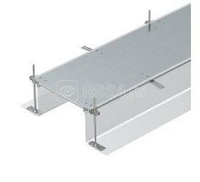 Секция кабель-канала глухая с фиксаторами 2400х500х240мм OKA-G50040240R сталь (дл.2.4м) OBO 7424066