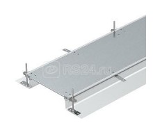 Секция кабель-канала глухая с фиксаторами 2400х600х140мм OKA-G60040140R сталь (дл.2.4м) OBO 7424048