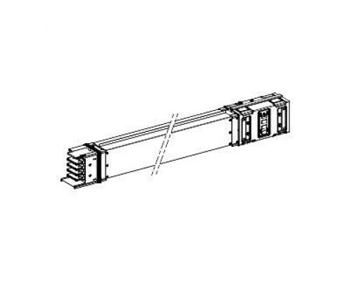 Секция прямая изменяемой длины 630А SchE KSA630ET4A