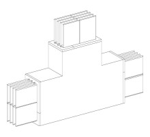 Секция тройниковая на ребро SchE KRA1000TC4B