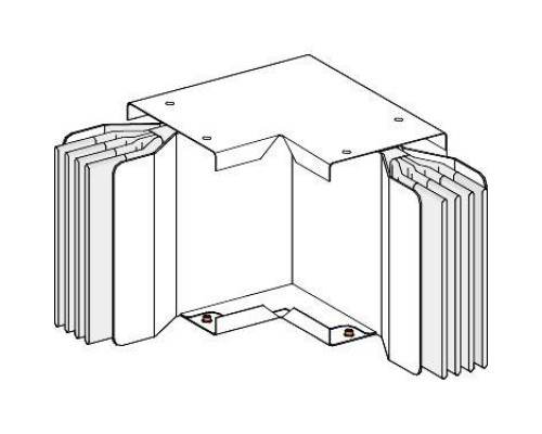 Секция угловая горизонт. N1 SchE KTA1250LP3B1