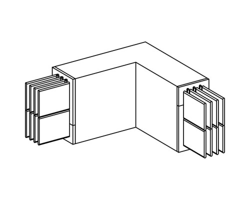 Секция угловая плашмя SchE KRC2000LP3B