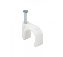 Скоба крепежная круглая 12мм (уп.50шт) EKF plcn-sr-12