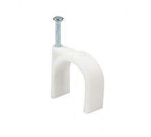 Скоба крепежная круглая 25мм (уп.50шт) EKF plcn-sr-25