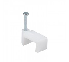 Скоба крепежная квадратная плоская 10мм (уп.50шт) EKF plcn-ss-10