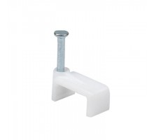 Скоба крепежная квадратная плоская 12мм (уп.50шт) EKF plcn-ss-12