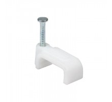 Скоба крепежная квадратная плоская 14мм (уп.50шт) EKF plcn-ss-14