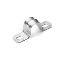Скоба крепежная метал. оцинк. двухлап. СМД d19-20мм (уп.100шт) Fortisflex 49376