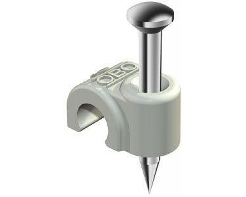 Скоба крепежная с гвоздем d10мм L35 2010 35 LGR OBO 2227819