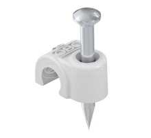 Скоба крепежная с гвоздем d10мм L35 2010 35 LGR SO OBO 2232830