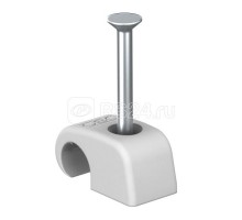 Скоба крепежная с гвоздем d4-7мм L30 2025 30 LGR OBO 2228637