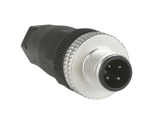 Соединение прямое М12 разъем 4 штыря SchE XZCC12MDM40B