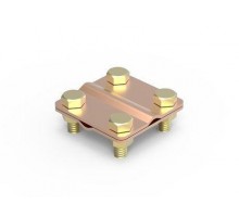Соединитель крестовой пруток-пруток d8 медь DKC NG3104CU