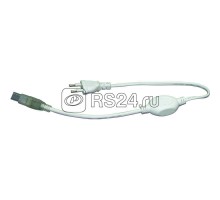 Соединитель (провод) UCX-SK2/A67-NNN CLEAR 005 POLYBAG для светодиодных лент 220В 3528 2 контакта прозр. (уп.5шт) Uniel 10830