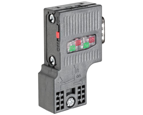 Соединитель шинный SIMATIC DP для подключения к сетям PROFIBUS до 12Мбит/с Siemens 6ES79720BA520XA0
