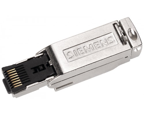 Соединитель штекерный SIMATIC NET IE FC RJ45 PLUG 180 4х2 RJ45 в метал. корпусе SIEMENS 6GK19011BB112AA0