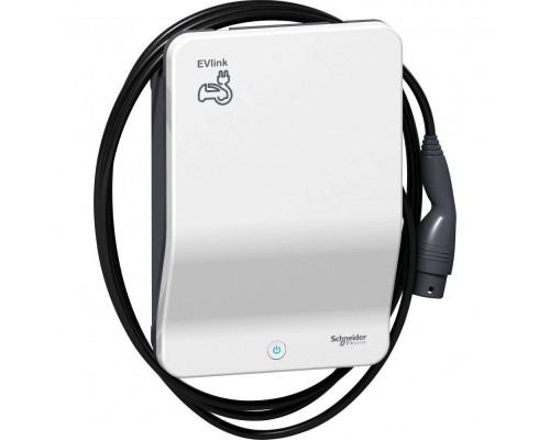Станция зарядная для электроавтомобилей EVLINK WALLBOX PLUS кабель T2 1ф 7.4кВт SchE EVH3S7P0CK