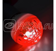 Строб-лампа 5млн вспышек E27 12Вт 220В IP54 50мм красн. Neon-Night 411-122