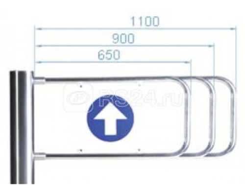 Створка PERCo-AG-900 длиной 900мм для стойки калитки PERCo 223563