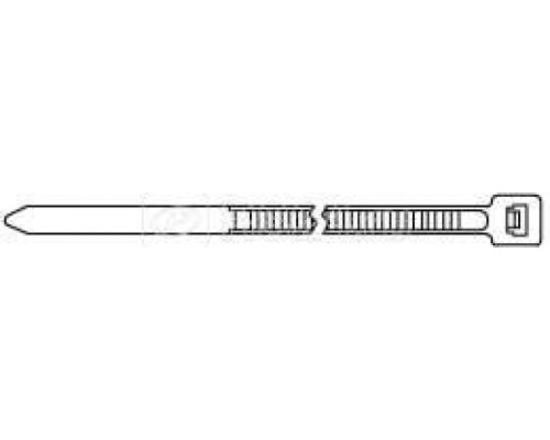 Стяжка GT-430STBC нейлон. неоткрывающаяся безгалогенная (halogen free) 430х4.8мм полиамид 6.6 (-40град.C - +85град.C) черн. (уп.100шт) Hyperline 24296